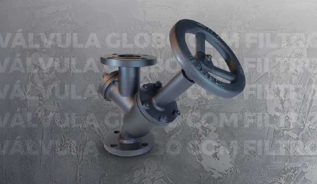 Globe valve with filter: Discover its main advantages - the image contains a globe valve