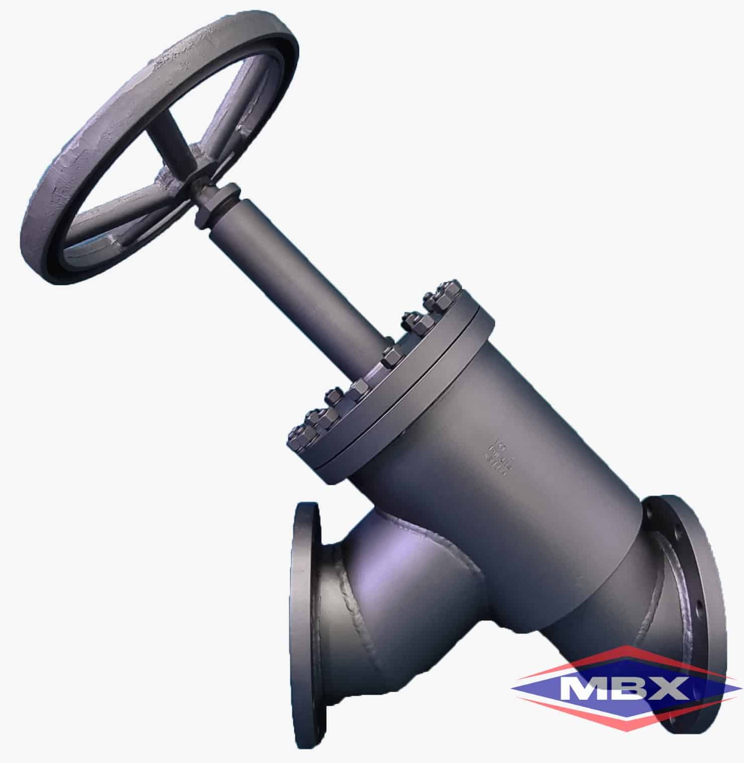 válvula globo com corpo em A106