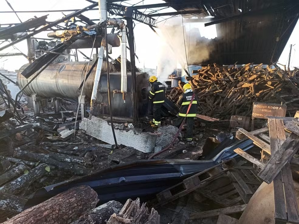 caldeira explosão explodida