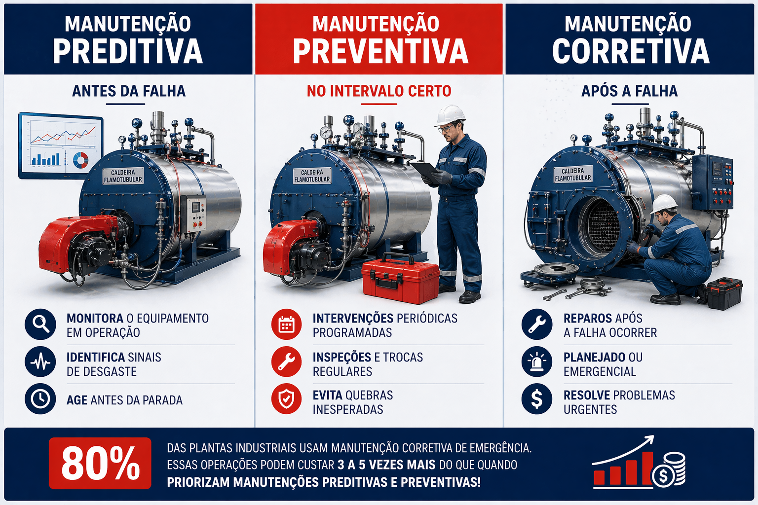 manutenção de caldeiras